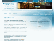 Tablet Screenshot of clinicadentalriosdent.com